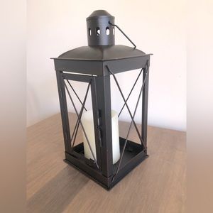Medium sized brown lantern with removable candle - Hobby Lobby